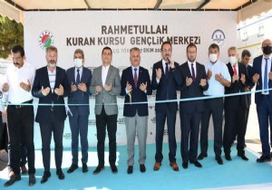 ​Vali Ersin Yazc, Rahmetullah Kuran Kursu, Genlik Merkezi aln gerekletirdi.