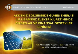 ATSODAN GNE ENERJS LE LSANSIZ ELEKTRK RETM SEMNER