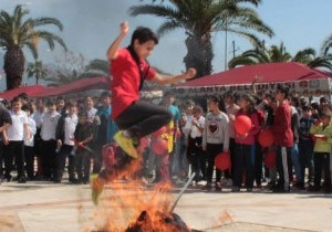 Alanya da Nevruz Bayram Kutland