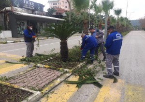 Kemer Belediyesi almalarn   Aksatmadan Srdryor