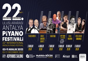 Antalya Aralk Aynda Piyano Festivaliyle enlenecek
