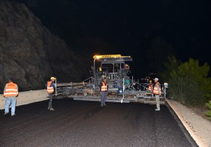 KEMER ASFALTLAMA ALIMALARINDA SONA GELND