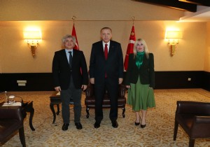 Rektör Özkan dan Erdoğan a  Dev Bütçe Teşekkürü