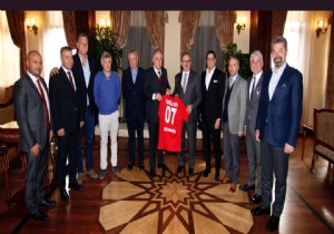 Antalyaspor  Ynetimi nin  Ziyaretinde nemli Mesajlar