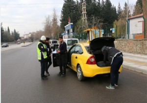 Ticari Taksilere E Zamanl Polis Denetimi