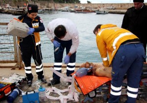 ANTALYA DA BALIKI TEKNES ALABORA OLDU