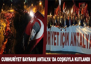 Cumhuriyet Bayram Antalya  da Cokuyla Kutland