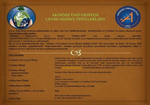 Akdeniz niversitesi evre Hizmet dlleri Bavurusu Balad