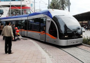 ANTALYA DA TRAMVAY SEFERLER DURDURULDU