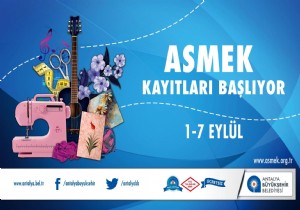 ​ASMEK KAYITLARI BALIYOR