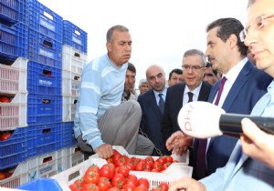 BAKAN ELK TOPTANCI HAL ESNAFINI ZYARET ETT