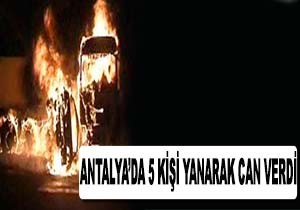 Antalya Kemer yolu:5 l 1 yaral