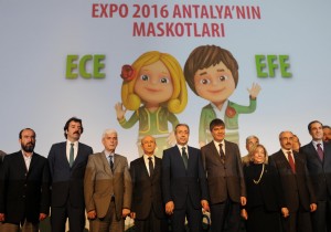 EK VE OCUK TEMALI EXPO 2016 NIN MASKOTU ECE VE EFE