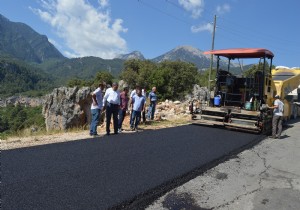 FESLKAN YAYLASINA SICAK ASFALT