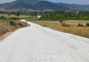 KORKUTEL YELYAYLA YOLU ASFALTLANDI