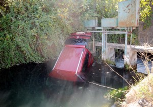 KONTROLDEN IKAN KAMYONET SU KANALINA UTU