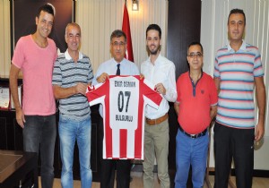 ​MANAVGATSPOR DAN KAYMAKAM BULGURLU YA ZYARET