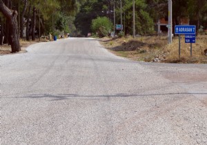 OLYMPOS-ADRASAN YOLU ASFALTLANDI