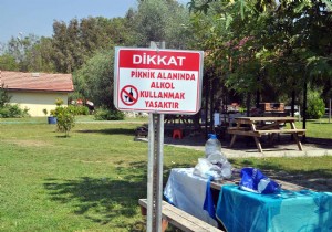 GAZPAA DA PKNK ALANINDA ALKOL YASAK