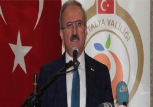Antalya Valisi Karalolu dan 23 Nisan Kutlama Mesaj